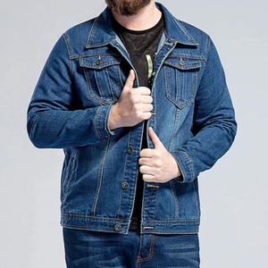 Nueva chaqueta vaquera informal ajustada para hombre de buena calidad, chaqueta de bombardero para hombre, chaqueta vaquera personalizada de alta calidad para hombre - Product Image 2