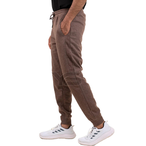 Pantalon de jogging personnalisé de qualité supérieure pour hommes 100% coton pantalon de survêtement de gymnastique fuselé léger et solide style décontracté cordon de serrage grande taille - Product Image 4