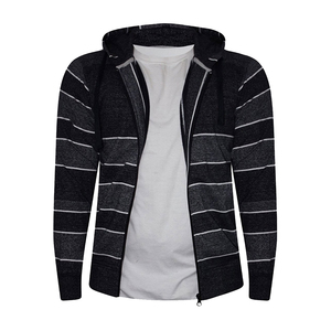 Nouveau sweat à capuche imprimé en gros pour hommes et sweat-shirt à fermeture éclair lourd avec logo personnalisé - Product Image 2