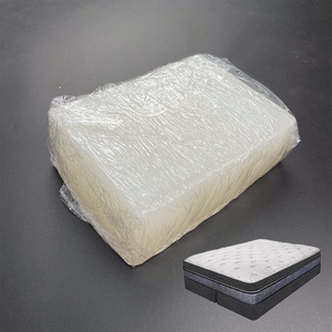 Revestimiento de refuerzo de tela adhesiva sensible a la presión y laminación Adhesivo de fusión en caliente blanco para espuma y colchón - Product Image 2