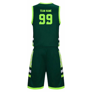 ชุดเสื้อบาสเก็ตบอลผ้าโพลีเอสเตอร์100% ป้องกันแบคทีเรียระบายอากาศได้ดี - Product Image 6