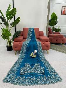 Designer Heavy Chinon With <b>Thread</b> & Sequence Work Saree And Heavy Chinon Blouse Un Stitched With <b>Thread</b> & Sequence Work - Product Image 2