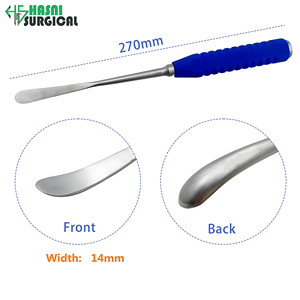 Separador de Perióstico de Cabeza Roma de 8 mm con Mango de Silicona y Estuche Protector, Instrumento Manual - Product Image 6