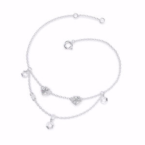 Calista, pulsera de cadena doble de Plata de Ley 925 de lujo, estilo Vintage de alta calidad, forma geométrica, eslabón fino para regalo de oro - Product Image 6