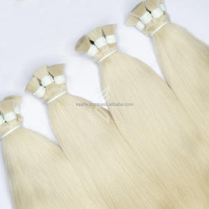 प्राकृतिक सीधे 60a हाथ से बंधे मानव बाल, खुदरा विक्रेताओं और सैलून के लिए डबल खींचा मानव बाल थोक - Product Image 2