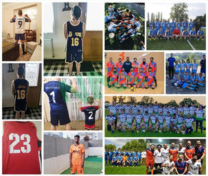 Conjuntos de Uniformes de Fútbol Americano Unisex, Personalizados con Logotipo, Transpirables, Tallas Grandes, Manga Corta, Verano, Venta al Por Mayor, Alta Calidad - Product Image 6