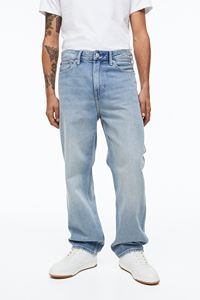 Jeans droits décontractés personnalisables pour hommes, style streetwear vintage, respirants, en denim délavé - Product Image 4