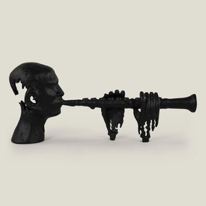 Sculpture élégante en aluminium avec finition métallique idéale pour les intérieurs modernes, les espaces de hall d'hôtel et les expositions d'art - Product Image 5