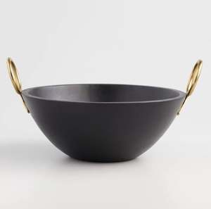 Tendance gros poignée en métal or et noir bol article de vente chaude bol décoratif pour bol de fruits décor à la maison - Product Image 2