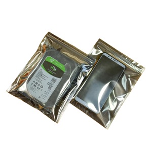 EU stock Anti Static Shielding Bags Silver Gray Resealable ESD Zip <b>Lock</b> Bags for Electronics PCB <b>laptop</b> refurbishment recycling - Product Image 1