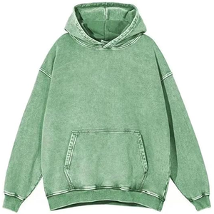 Sweat à capuche pour homme en coton épais Logo personnalisé Sweat-shirt urbain avec impression numérique multicolore à manches longues surdimensionnée - Product Image 3