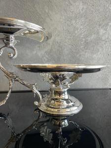 Soporte de chocolate de metal de calidad vintage con soporte de chocolate pulido plateado y servir para servir chocolate postres - Product Image 4