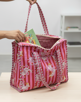 Qualité parfaite femmes Antique Designer tendance coton sacs sac à main sac à main toile doublure été saison fourre-tout sacs pour article de cadeau