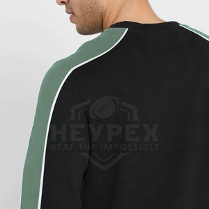 Fabricant de sweats d'hiver à la mode pour hommes Street Wear sweats teints unis à motif solide - Product Image 5