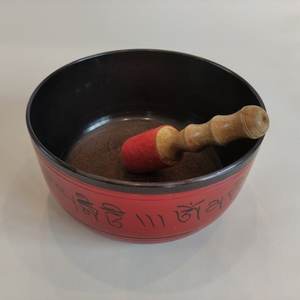 ชามร้องเพลงแบบทิเบต,สำหรับฝึกสมาธิเล่นโยคะทำมือชามจักระการร้องเพลงของชาวพุทธ - Product Image 3