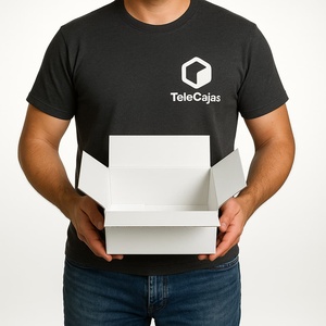 Petite boîte postale en carton 228x160x102 mm avec rabats robustes BLANC Intérieur et extérieur pour envois - Product Image 4