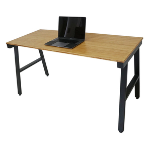 BFAB003-โต๊ะไม้ไผ่ 140x60 ซม. พร้อมขาเหล็กประกอบสำเร็จ วัสดุไม้และโลหะ - Product Image 1