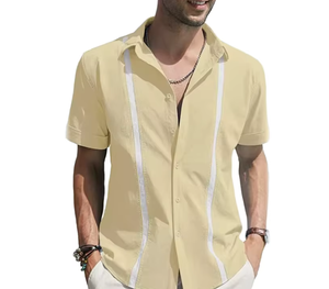 เสื้อผู้ชายผ้าโพลีเอสเตอร์สแปนเด็กซ์แห้งเร็วล่าสุด - Product Image 2