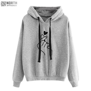 Pull pour femmes Style sweats à capuche pour femmes personnalisé polaire coton coréen solide décontracté tricoté sweats à capuche d'hiver sweats à capuche réversibles - Product Image 2