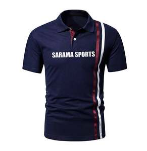 Polos de rendimiento bordados con logotipo empresarial personalizado, polos tejidos que absorben la humedad, personalizados para camisetas de polo - Product Image 1