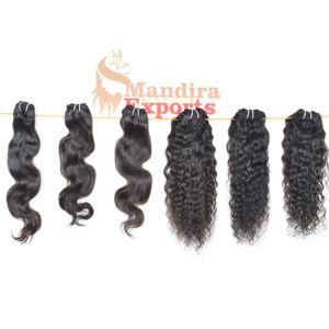 Vente en gros d'extensions de cheveux vierges non transformés crépus bouclés naturels 100% Double trame Machine Temple cheveux humains vietnamiens - Product Image 3