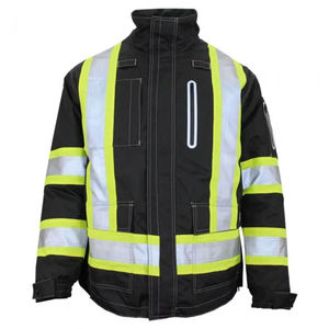 Chaqueta DE SEGURIDAD transpirable de alta visibilidad reflectante térmica altamente protectora personalizada al por mayor para seguridad de trabajadores al aire libre 2025 - Product Image 5