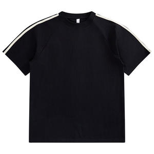 เสื้อยืดสำหรับผู้ชายเสื้อยืดผ้าฝ้ายสีปกติแขนสั้นลำลองสำหรับผู้ชายเสื้อยืดพิมพ์ดิจิตอล240GSM โลโก้ออกแบบได้ตามต้องการสำหรับฤดูร้อน - Product Image 3