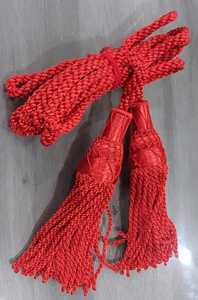 2025 Couleurs et Tailles Personnalisables WOK Haute Qualité 100% Polyester Écologique Haute Ténacité Soie Tresse à Franges Rouge pour Textile de Maison - Product Image 3