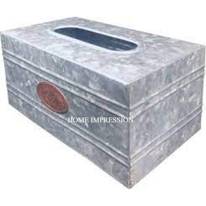 Fournisseur de boîtes à serviettes pour hôtels et restaurants pour commande en gros Distributeur de mouchoirs en métal fini blanc pour cadeaux et occasions spéciales - Product Image 5