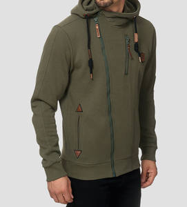 Venta al por mayor personalizado invierno cremallera sudaderas con capucha sublimación Hip Hop hombres mujeres alta calidad de moda Casual al aire libre de algodón - Product Image 3