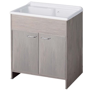 Lavabo da Esterno Serie Garden 80x50x85 cm Colore Rovere Lavello da Cucina - Product Image 1