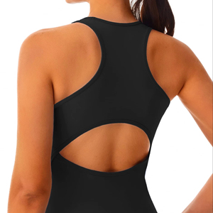 Polyester-spandex tank <b>top</b> <b>Mesh</b> tank <b>top</b> jersey Sublimated <b>Women</b> fitness wear Breathable Moisture Wicking For Sports Casual - Product Image 2