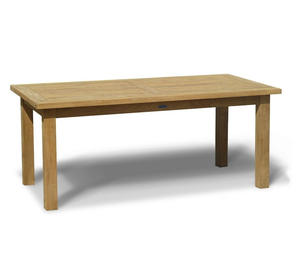 Table à manger moderne et élégante en bois de teck pour la maison Hôtels Villas Appartements Meubles en bois pour la salle à manger - Product Image 2