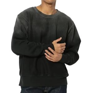 Jersey de cuello redondo Sudadera con capucha de gran tamaño Nueva llegada Algodón polar Estilo de punto Hombres Sudaderas gráficas personalizadas Suave diario - Product Image 1