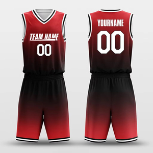 Ensemble de maillot et short de basketball unisexe sans manches personnalisé en gros, imprimé par sublimation, respirant, uniforme d'équipe pour l'entraînement - Product Image 4
