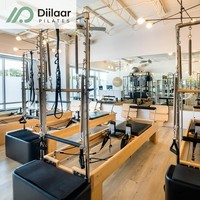 Table de Pilates de qualité professionnelle en bois de chêne avec tour pour le fitness