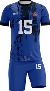Uniforme de fútbol con diseño personalizado unisex, sublimación unisex con camiseta de fútbol, conjunto de fútbol para clubes juveniles/adultos, camiseta personalizada - Product Image 2