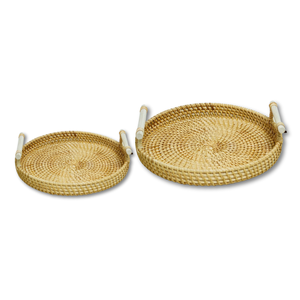 การใช้ชีวิตแบบเก๋ไก๋เป็นมิตรกับสิ่งแวดล้อมพร้อมถาดหวายอเนกประสงค์จากเวียดนาม - Product Image 1