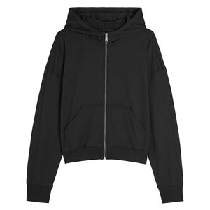 Vente en gros 2026 Sweat à capuche zippé pour femme, délavé à l'acide, personnalisé, pour le sport, la gym, la course, le yoga, vêtements de sport, écologique, OEM ODM, en gros - Product Image 4
