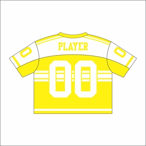 Vente en gros jersey de baseball en maille de coton personnalisé tricot rayé imprimé t-shirt boxy surdimensionné col en V cropped mesh jersey - Product Image 6