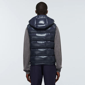 Gilet léger personnalisé veste sans manches à bulles chaudes compressible grande taille hiver hommes gilet bouffant en duvet de canard pour hommes - Product Image 4