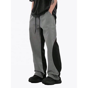 กางเกงจ็อกเกอร์เอวสูงวินเทจสำหรับทั้งชายและหญิงกางเกงวิ่งขาตรงแบบลำลองออกแบบได้จาก2025โลโก้ได้ตามต้องการ - Product Image 3