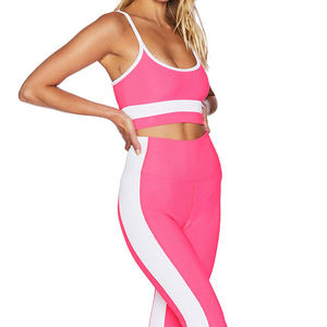 Vêtements de sport personnalisés, vêtements de sport actifs, ensembles de vêtements de yoga extensibles à deux pièces pour femmes, vêtements de yoga pour l'entraînement physique - Product Image 5