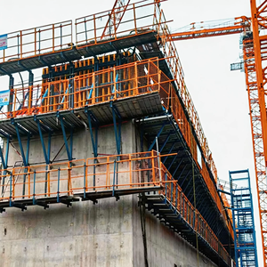 Sistema de Encofrado Hidráulico para Muros de Contención CONSO, Sin Varillas de Acoplamiento, para Estructuras Curvas de Hormigón de Alta Resistencia - Product Image 4