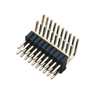 Connecteurs à fibres optiques Ariba Technology de haute qualité 2.5H, pas de 2.54 mm, connecteur DIP à angle droit, 2 rangées, finition contact or