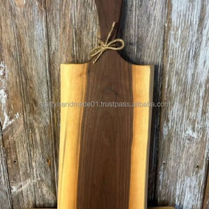 Bloc de planche à découper en bois antibactérien personnalisé et durable Planche à découper de qualité supérieure allant au lave-vaisselle pour la cuisine - Product Image 4