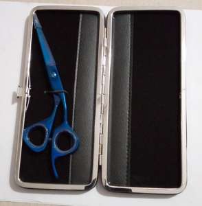 ใบมีดสแตนเลสพร้อมปลายแหลมสำหรับร้านเสริมสวยผมสีดำแบบมืออาชีพยาว6" - Product Image 4