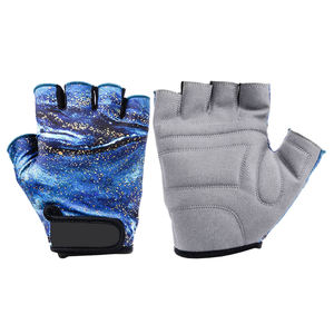 Guantes de Ciclismo Transpirables de Medio Dedo Alpha Racing con Diseño de Filete, Cierre de Velcro, Guantes de Seguridad Unisex para Exteriores - Product Image 1