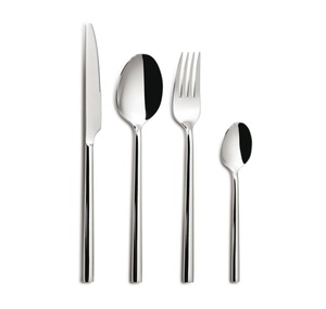 Ensemble de couverts en argent fabriqués à la main en Inde, de qualité supérieure, en acier inoxydable, pour restaurant - Product Image 1