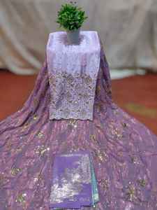 ชุดโซมาเลียนฟรานซาวี ดีรัก คุณภาพอันดับหนึ่ง ที่เป็นที่ต้องการอย่างมาก พร้อมงานปักเลื่อมน้ำหนักเบาบนลายดอกไม้ สำหรับงานปาร์ตี้สุดหรู - Product Image 3